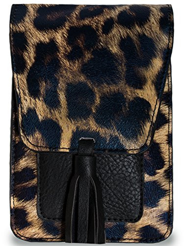 K. Carroll Women's Harper Leopard Vegan Leather Small | Amazon (US)