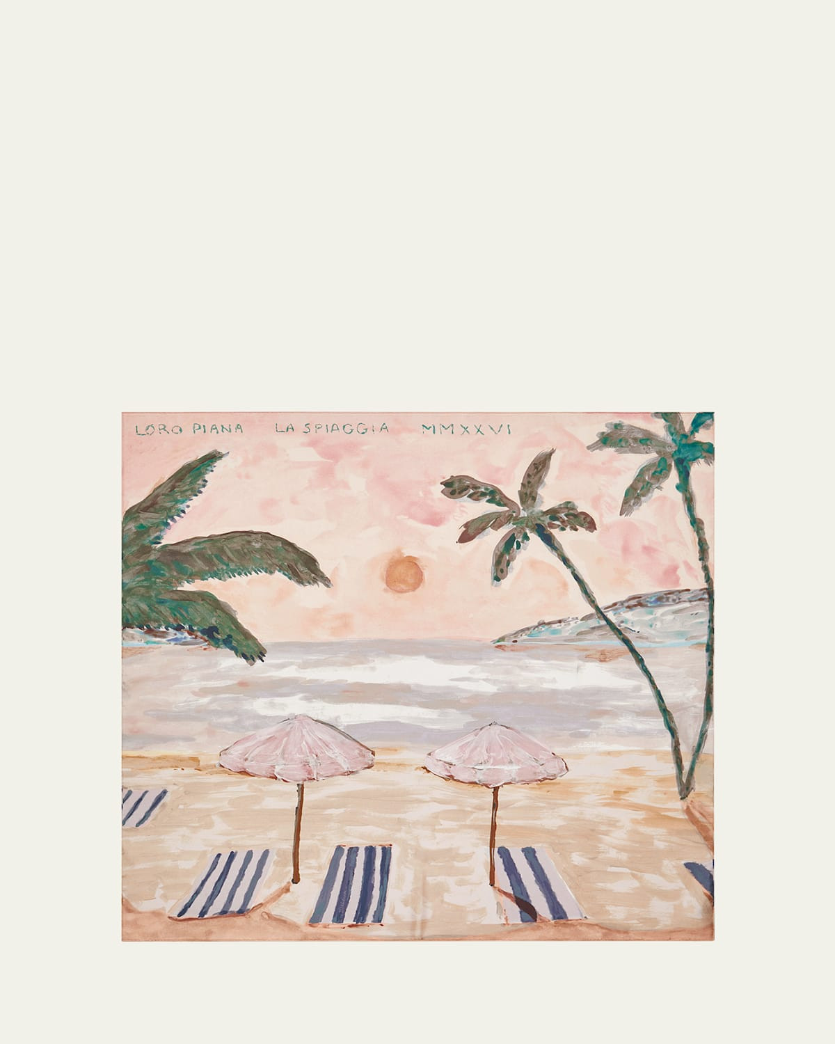 La Spiaggia Silk Foulard Scarf | Bergdorf Goodman