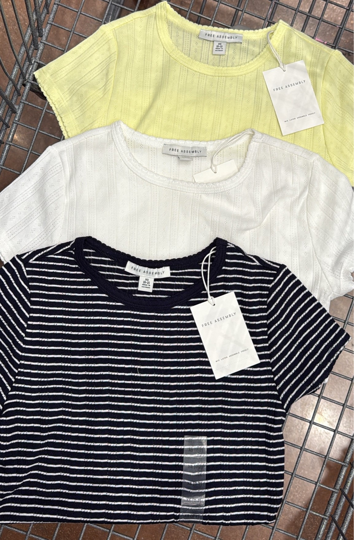 walmart free assembly pointelle tee
