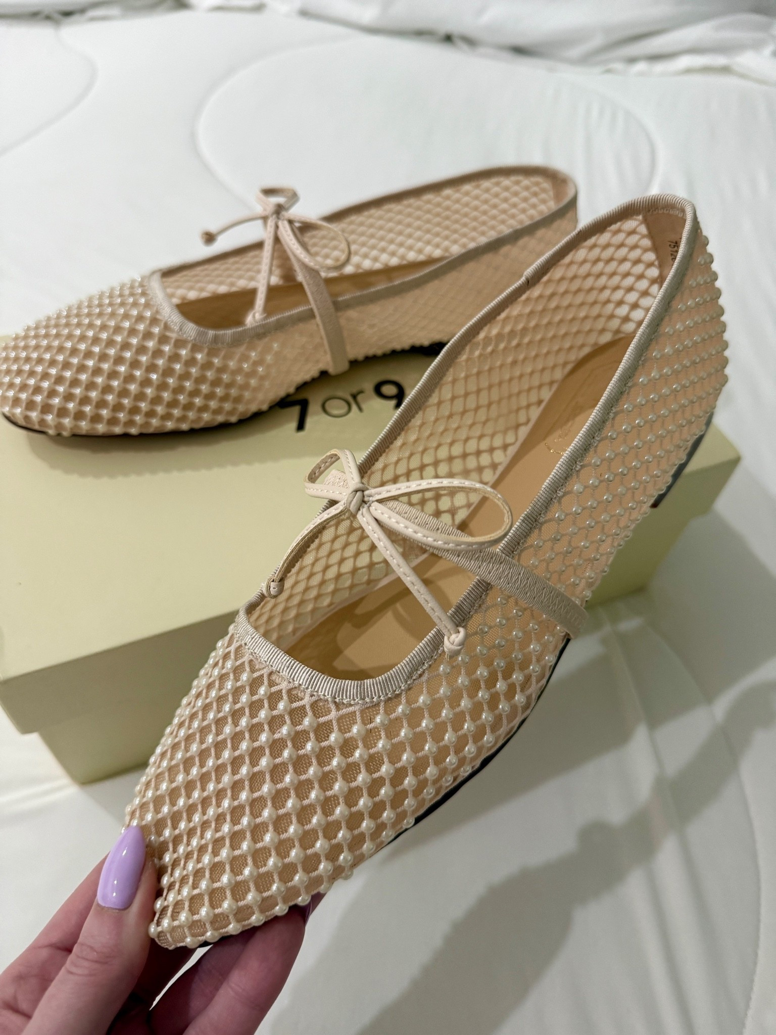 Beautiful pearl mesh ballet flats

#LTKWorkwear #LTKootd #LTKOver40