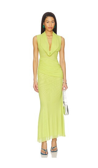 superdown Purnima Maxi Dress in Green. - size XXS | Revolve Clothing (Global)