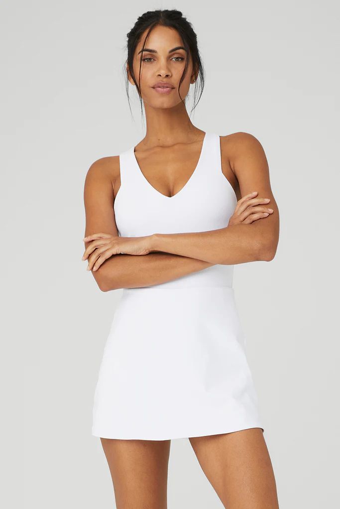 Airbrush Real Dress - White | Alo Yoga