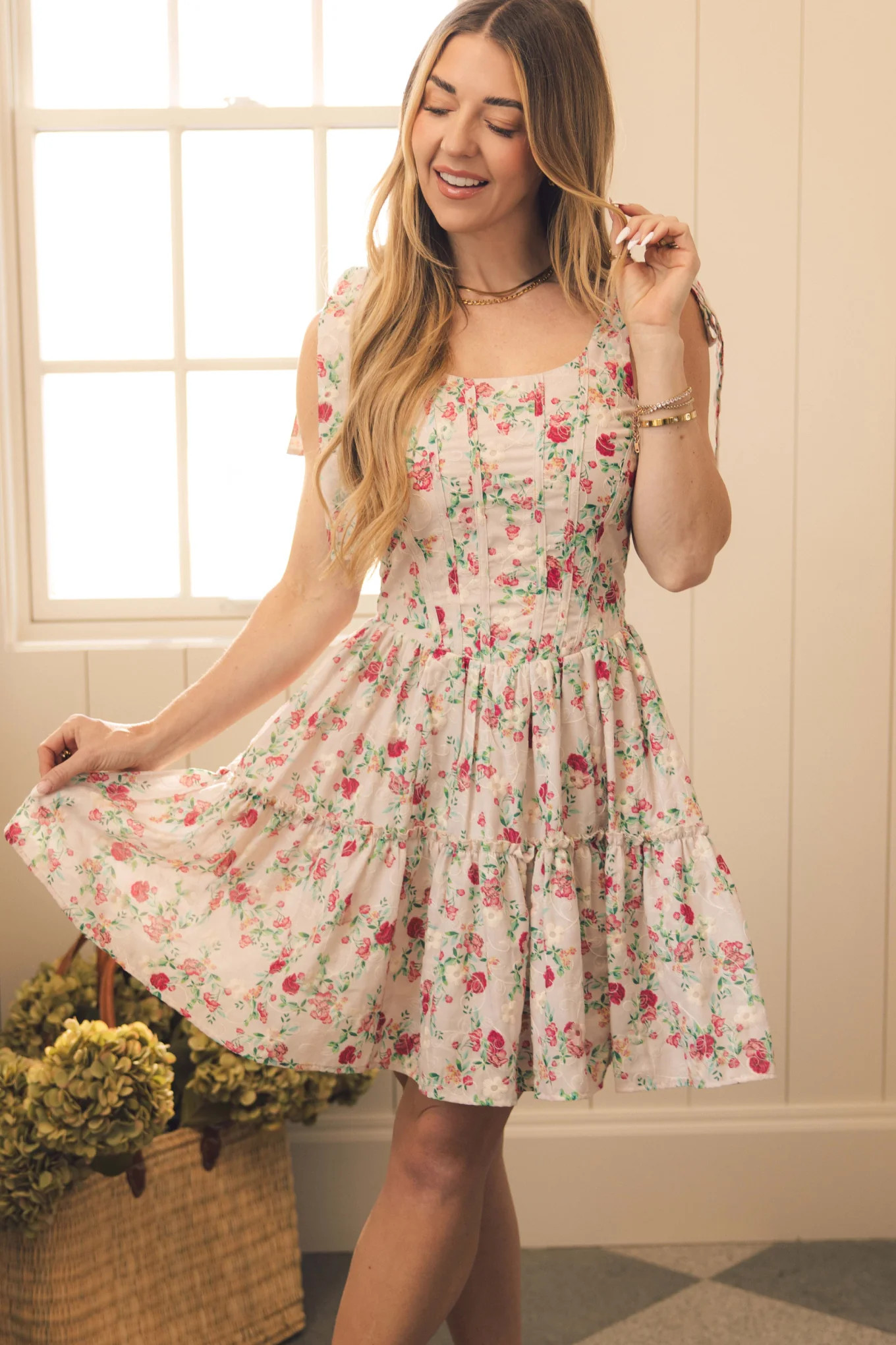 Helene Dress in Vibrant Chinz | Ivy City Co