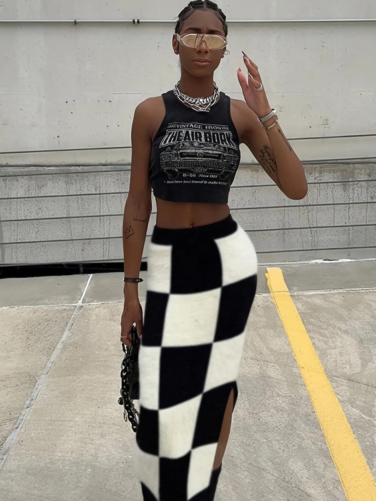 Women's Casual Checkered Skirts - High Waist Fashion for Every Day Wear! | Temu Affiliate Program