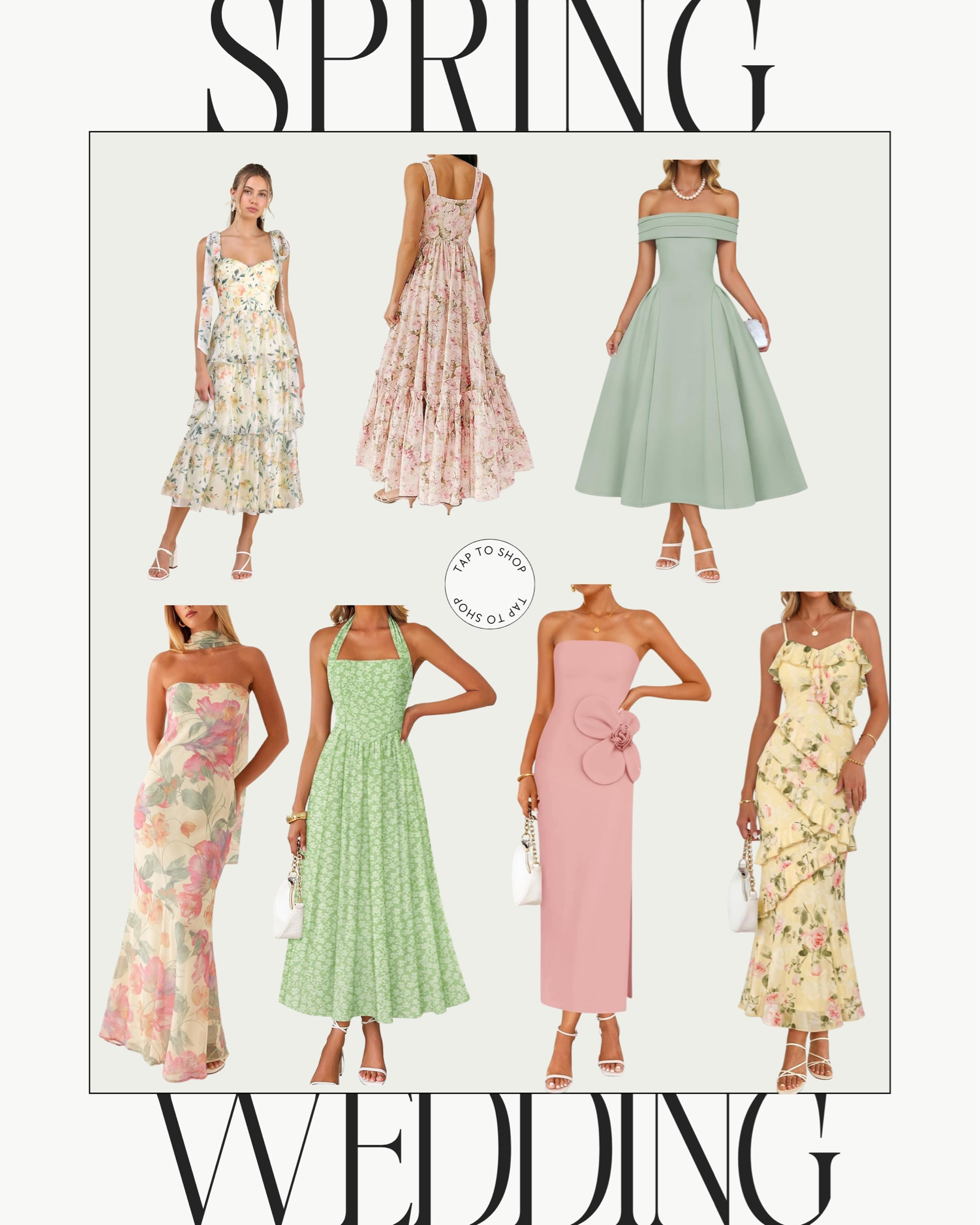 Spring // spring wedding // spring wedding guest // wedding guest dresses // spring event dresses // floral dress // pink dress // green dress // yellow dress // Amazon 

#LTKWedding #LTKSeasonal