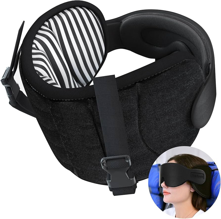 SARISUN Travel Pillows for Airplanes, Stable Head Support, Travel Essential | Amazon (US)