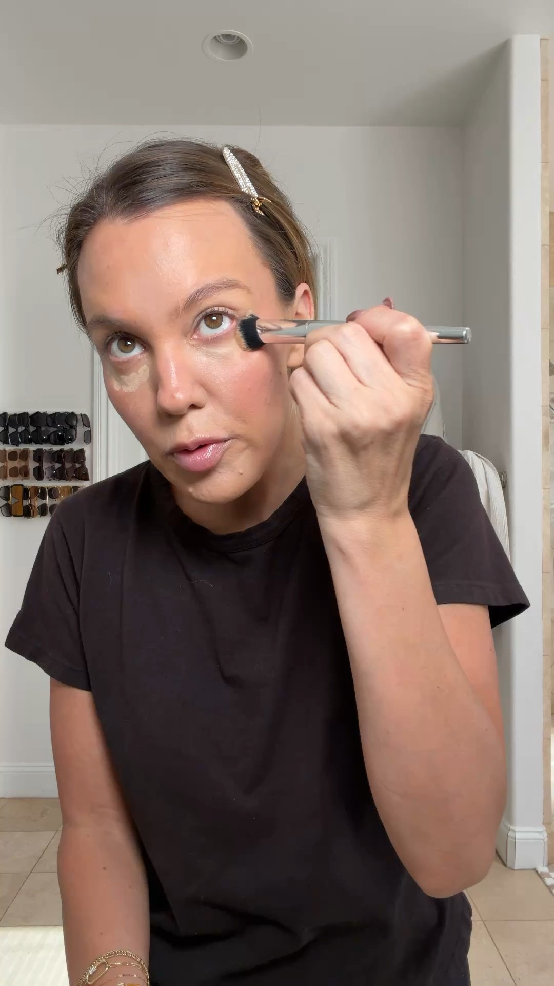 I always love trying new makeup products and all of these are so good! 

Dior Velvet Veil Primer

Westman Atelier Foundation - shades T1 and M4

One size color corrector stain sticks - shades baby pink and ultra pink 

YSL blushes - shades 23 and 44
 Marc Jacobs concealer - shade 210O 

Nars blush - shade love deep

Dolce&Gabbana blush - shade blissful mauve

One size setting spray - powder melt 

Rare beauty eyebrow gel - shade cool brown 

Hung Vanngo eye palette - shade timeless taupe 

Chanel eyeshadow liner - shade 04

KJH Mascara - shade black 

KJH lip crayon - shade enigma 

Gucci lipstick - shade elsa hazel 

M.ph lip gloss - shade pretty please

One size setting spray - Cocoa glow

Beauty, makeup, makeup routine, beauty must haves, mature makeup, makeup finds, new makeup

#LTKBeauty