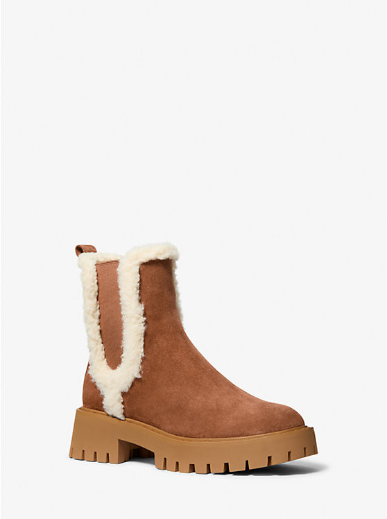 Asher Suede and Faux Shearling Boot | Michael Kors US