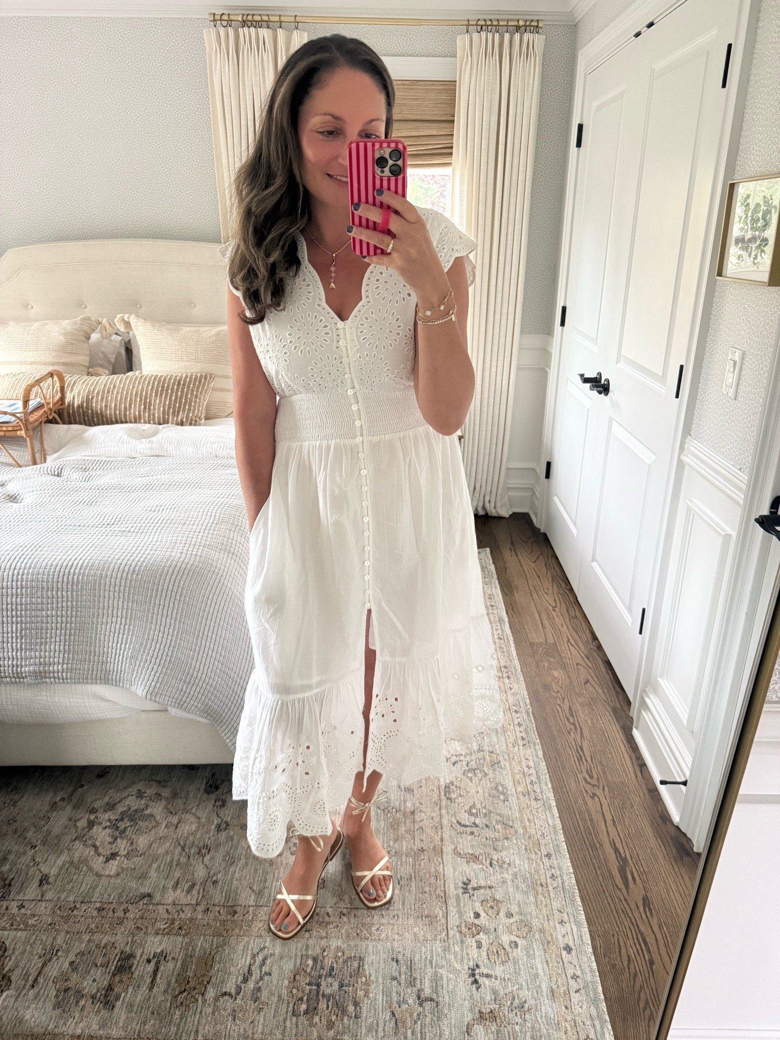 Date night OOTN! The perfect summer dress (which I own in two colors), strappy sandals and a new necklace 🩶

Summer outfit, date night dress, summer dress

#LTKootd #LTKdayinmylife #LTKSeasonal