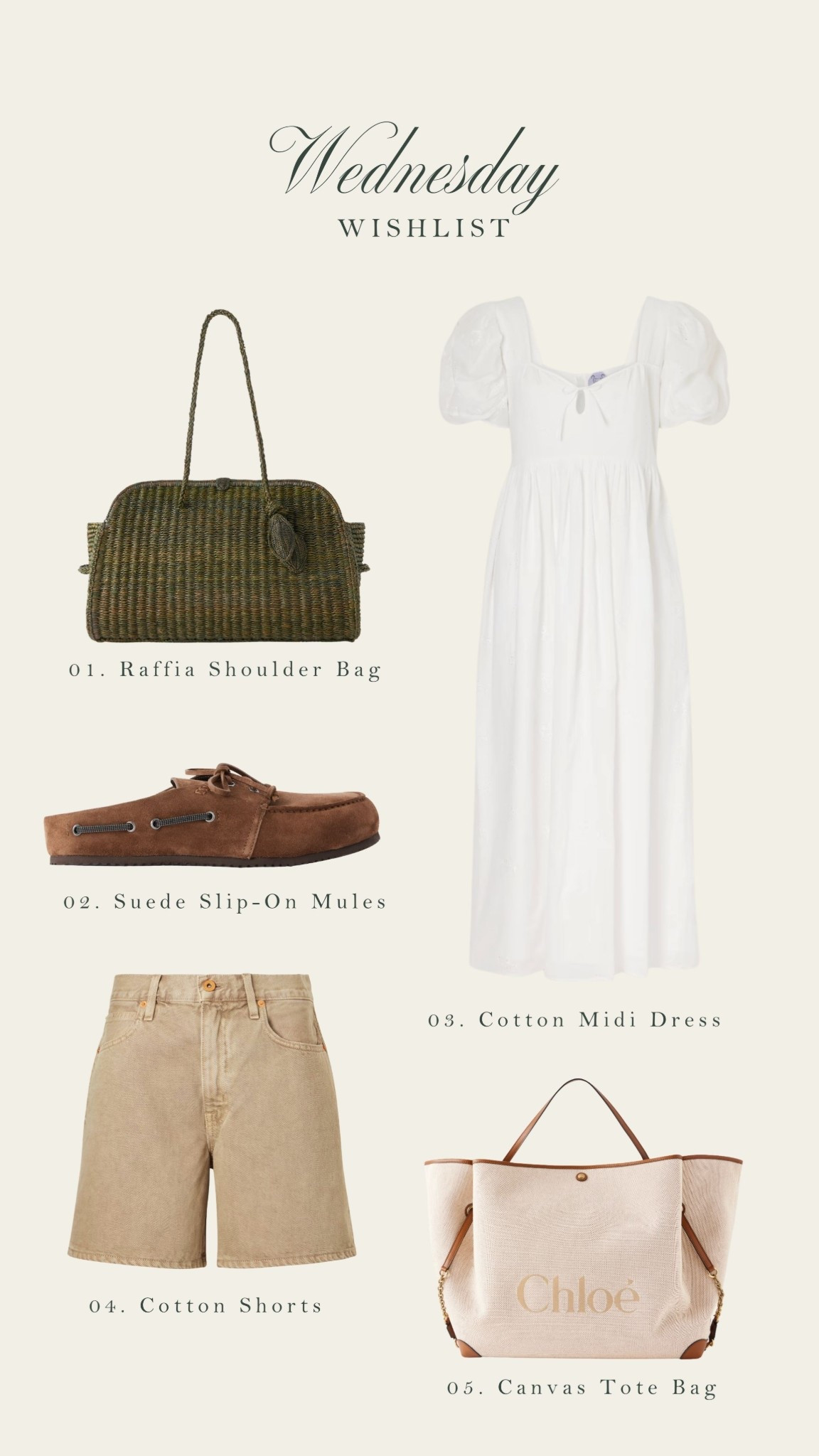 My luxury spring wishlist from Net A Porter. Luxury spring fashion, white linen dress, beige shorts, straw bags. Luxury style, summer fashion.

#LTKsummer #LTKdresses #LTKspring