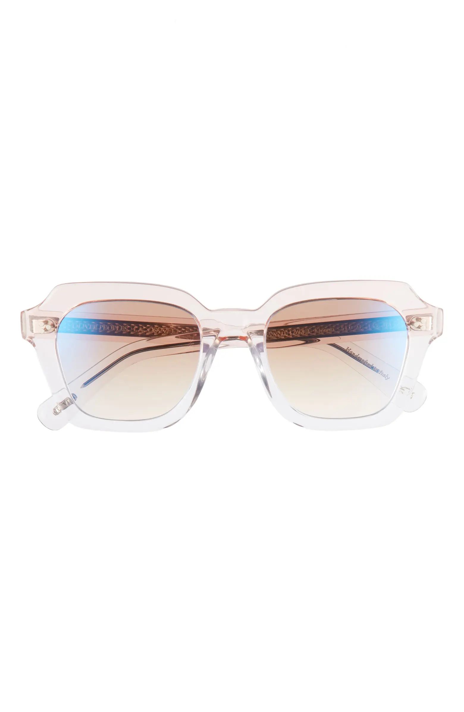 Kienna 51mm Mirrored Gradient Square Sunglasses | Nordstrom