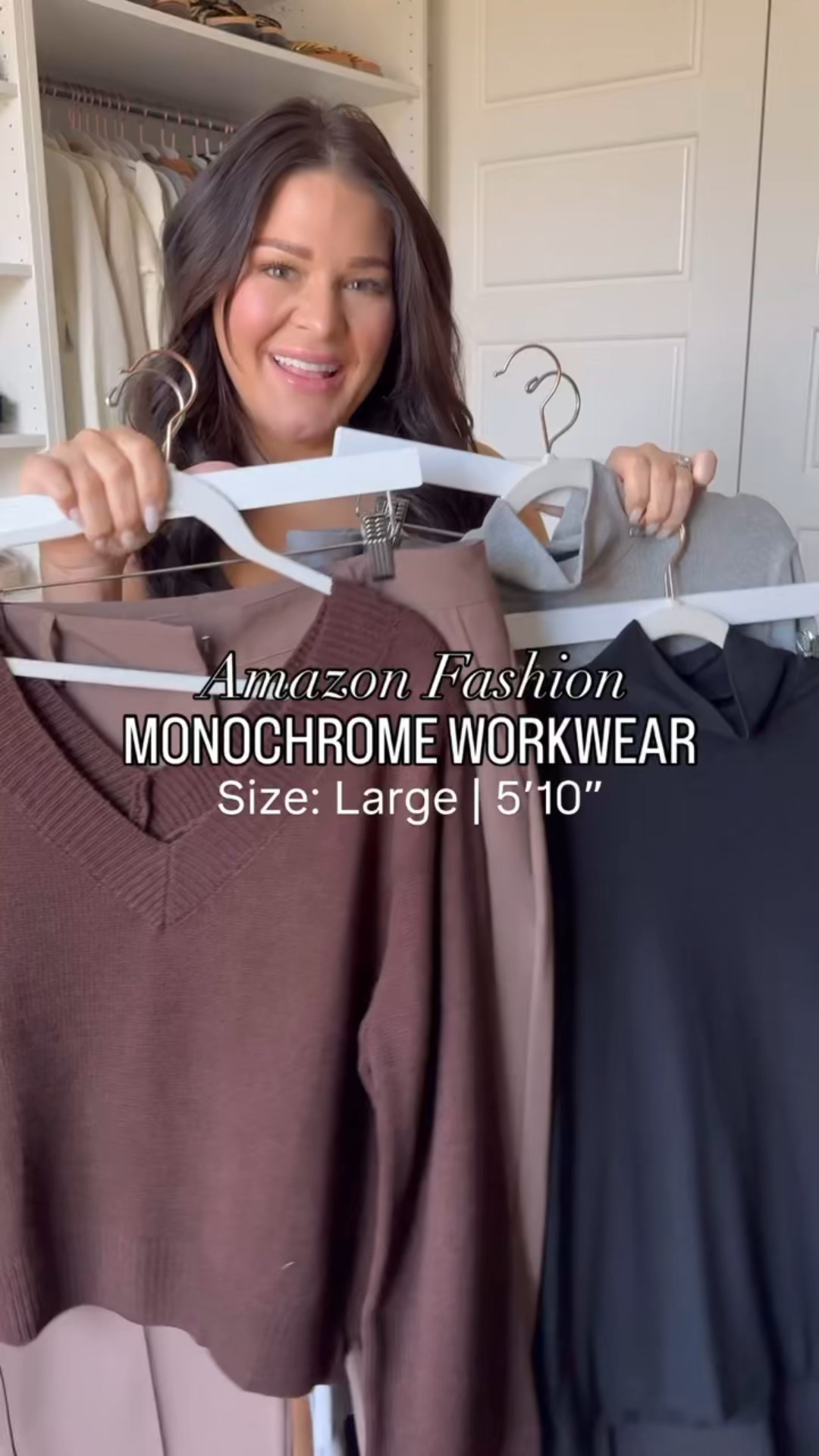 Put together three monochrome workwear looks all from Amazon. I was so impressed with the quality of the pants, I immediately ordered more styles and other colors too. 

Size: Large

#outfitinspiration #fashionstyle #everydayoutfit #outfitideas #midsizestyle #midsizefashion #workwear #amazonfashion

size 14, workwear, winter fashion, midsize fashion, outfit idea, work pants, outfit idea, business casual

#LTKootd #LTKWorkwear #LTKMidsize