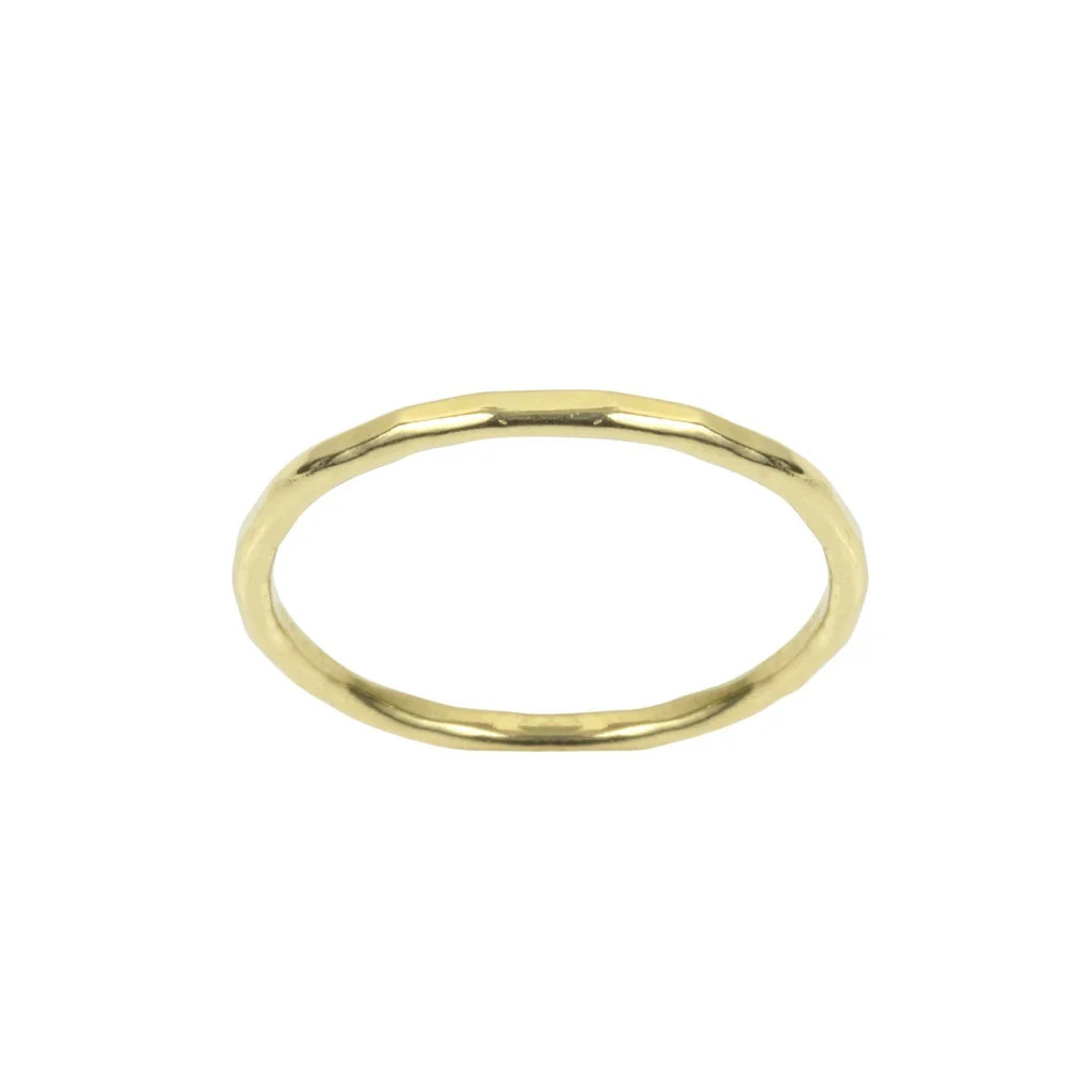 Hammered Band Ring | Katie Dean Jewelry