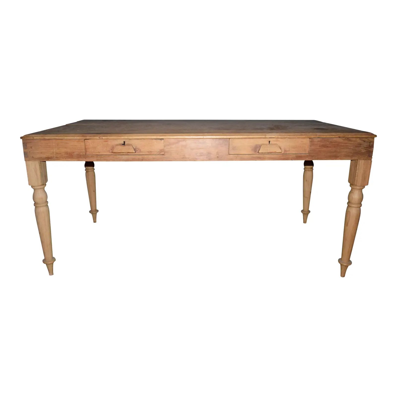 1940s Spanish Colonial Pine Dining Table | Chairish
