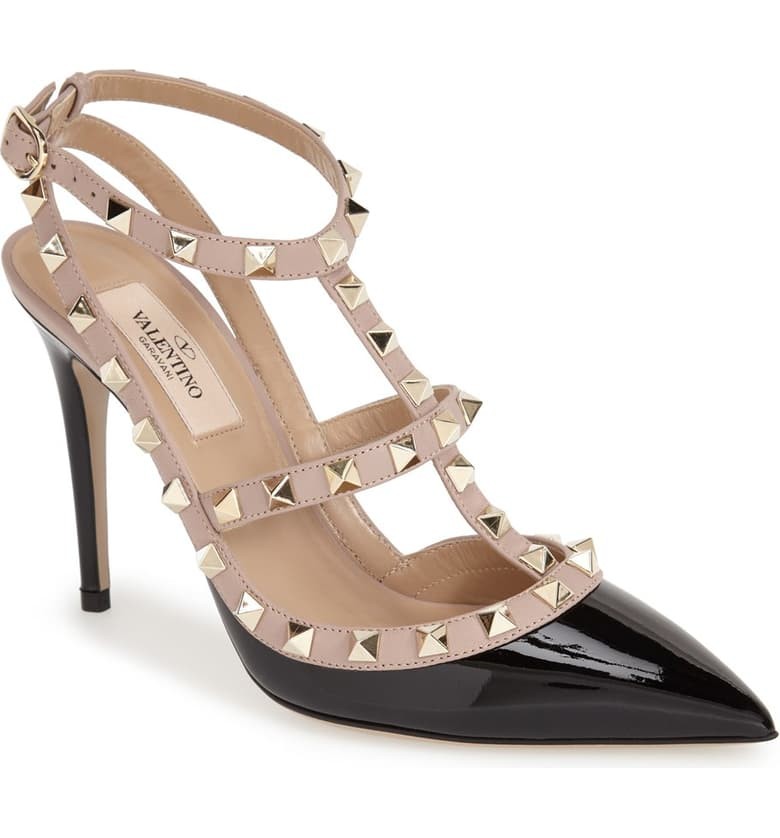 VALENTINO GARAVANI Rockstud T-Strap Pump (Women) | Nordstrom | Nordstrom