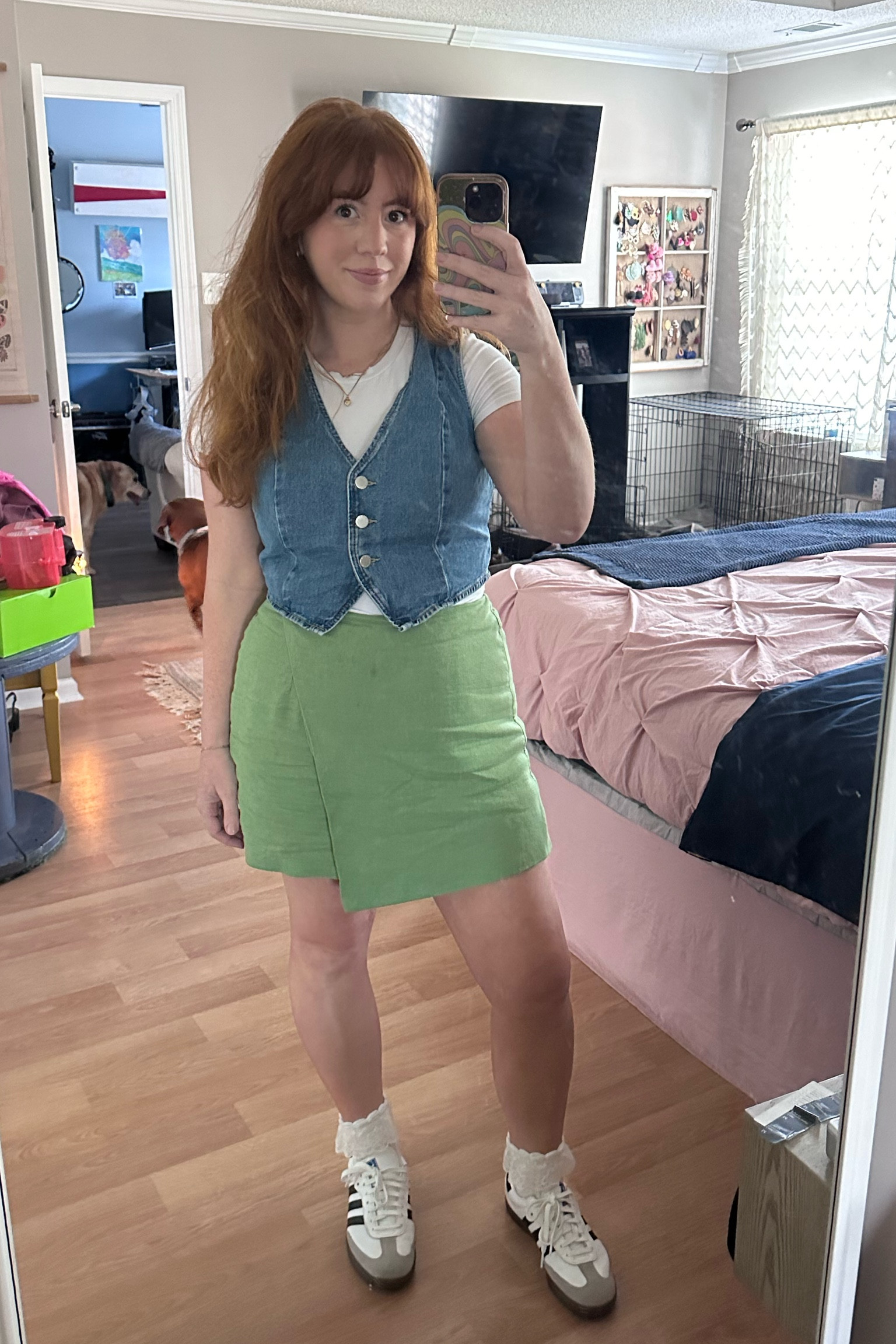 Eeek! Loving this Abercrombie skirt and best pairing. It’s a perfect spring outfit that can go right into summer! 

I’m wearing a medium in all  

#LTKStyleTip #LTKMidsize #LTKSeasonal