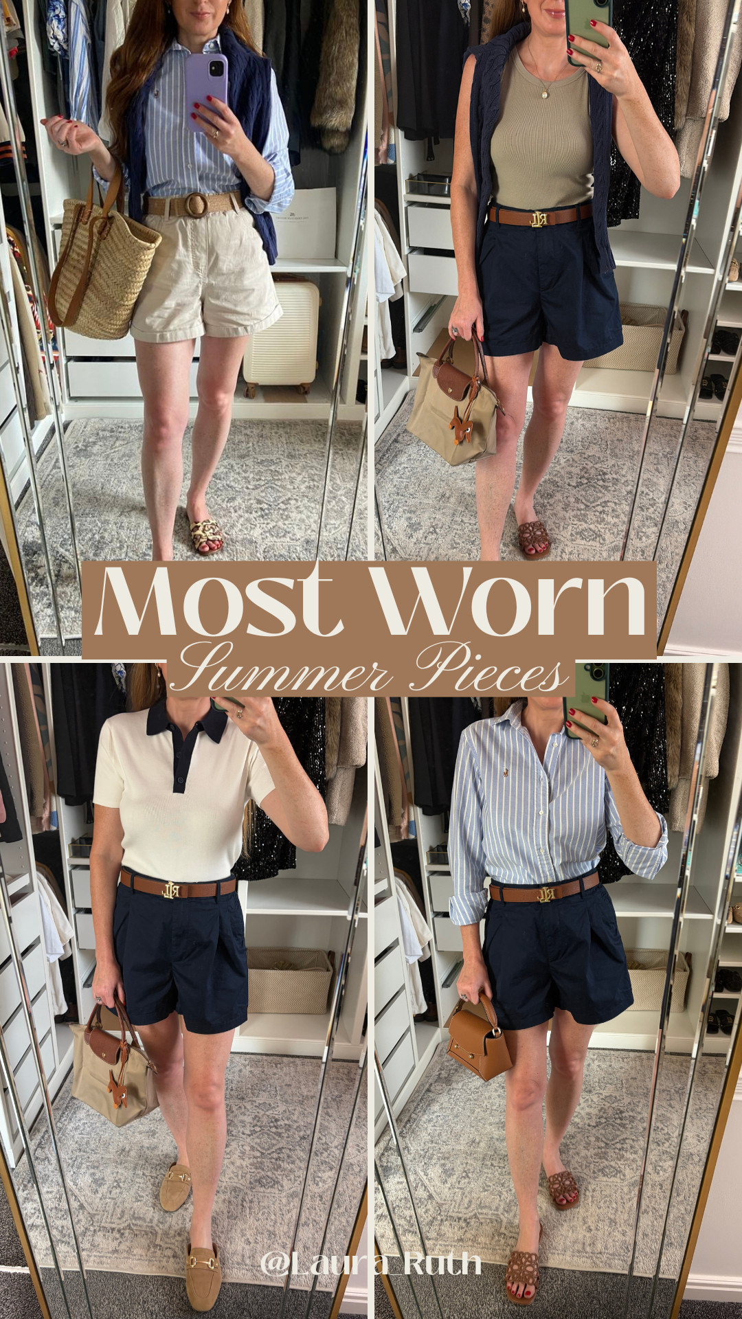 The pieces I've reached for on repeat this summer 🤍💙

A classic summer capsule is all about versatile basics that work effortlessly together. My most worn pieces have been:
• Blue striped Oxford shirt
• Navy tailored shorts
• Beige linen shorts
• Neutral Uniqlo bra tops
• Tan leather belt, sandals & bags

Simple, timeless pieces that make getting dressed so much easier and never go out of style. These are the wardrobe heroes I know I'll be wearing for years to come.

#LTKuk #LTKsummer #LTKstyletip