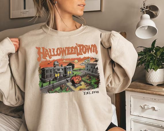 Halloweentown University Sweatshirt Halloween Town - Etsy | Etsy (US)