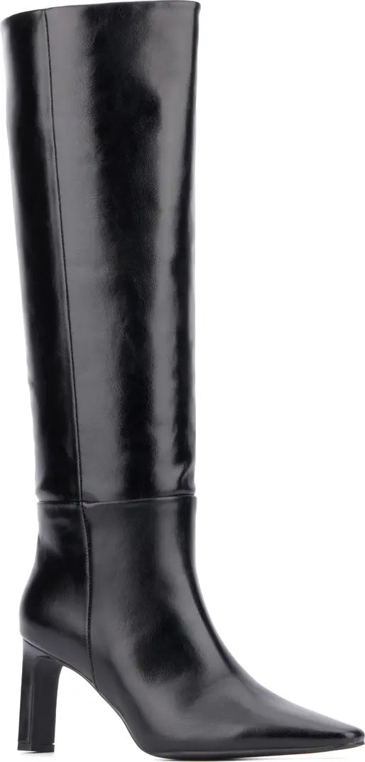 NEW YORK AND COMPANY McKayla Snip Toe Knee High Boot (Women) | Nordstromrack | Nordstrom Rack