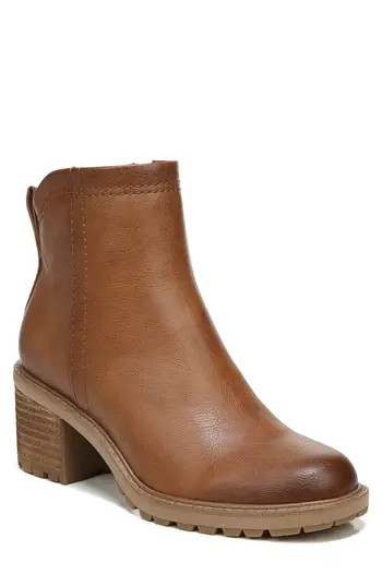 Zodiac Greyson Block Heel Boot in Cognac at Nordstrom Rack, Size 9.5 | Nordstrom Rack