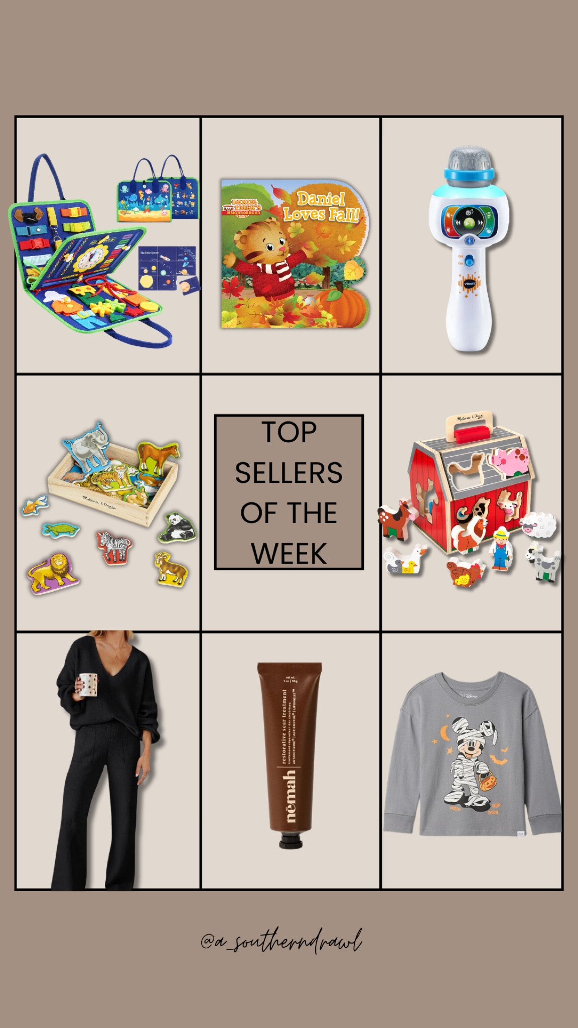 Top Sellers of the Week🙌🏽✨ 

Amazon toys, toys for kids, toddler toys, Montessori toys, Melissa & Doug toys, GAP toddler fashion, Amazon set, Grace White, A Southern Drawl 

#LTKSeasonal #LTKFindsUnder100 #LTKStyleTip