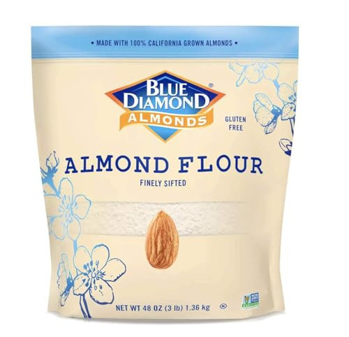 Blue Diamond Almonds Almond Flour, Gluten Free, Blanched, Finely Sifted, 48 oz | Amazon (US)
