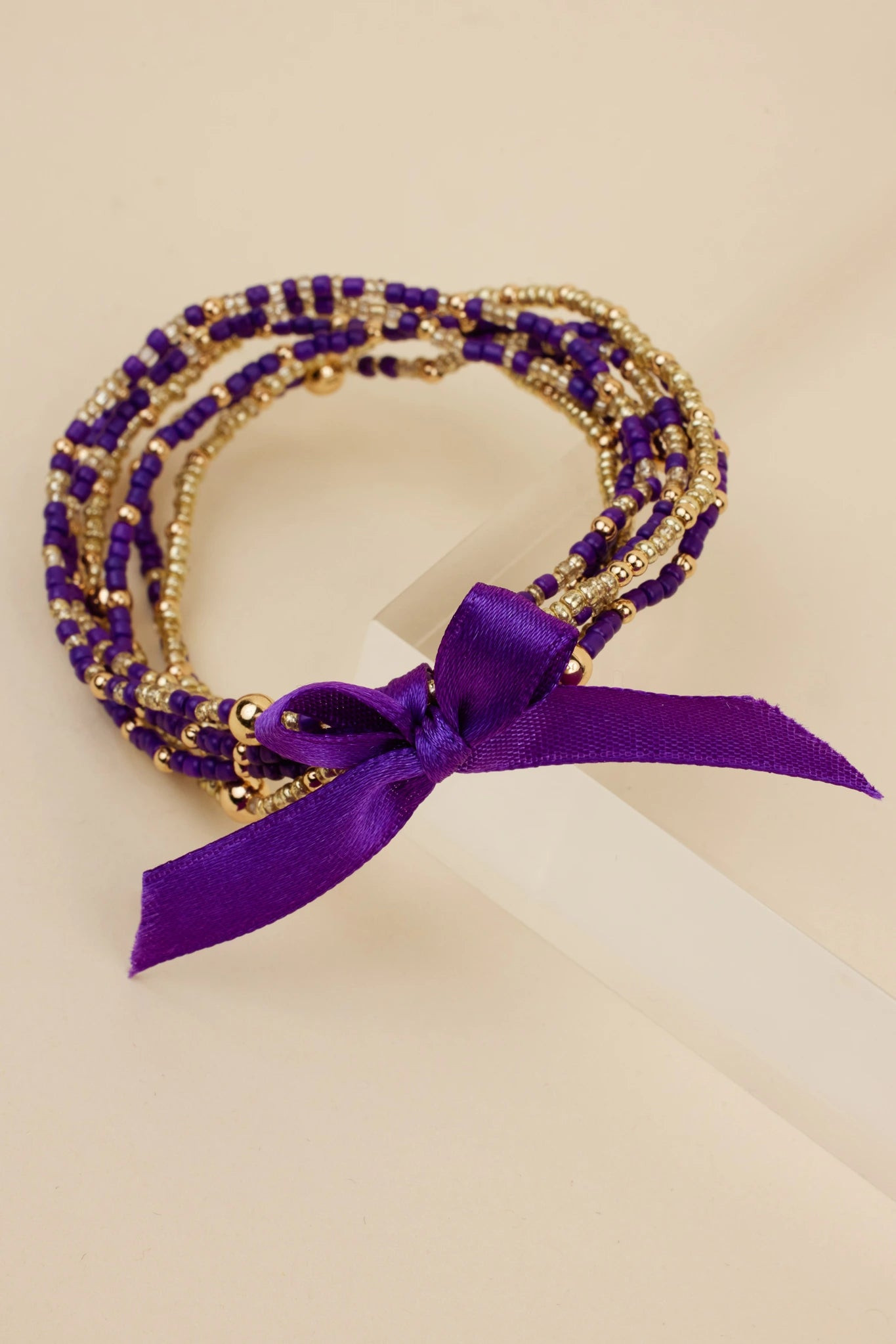 Meg Bracelets- Purple/Gold | Avara