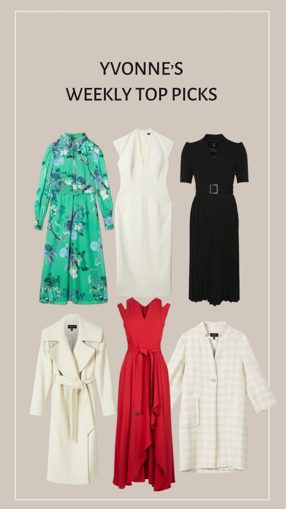 Weekly top picks, Karen Millen, new season style, winter style, winter outfit, cashmere oversized coat, Italian wool coat, red dress, black crepe dress 

#LTKSeasonal #LTKstyletip #LTKeurope