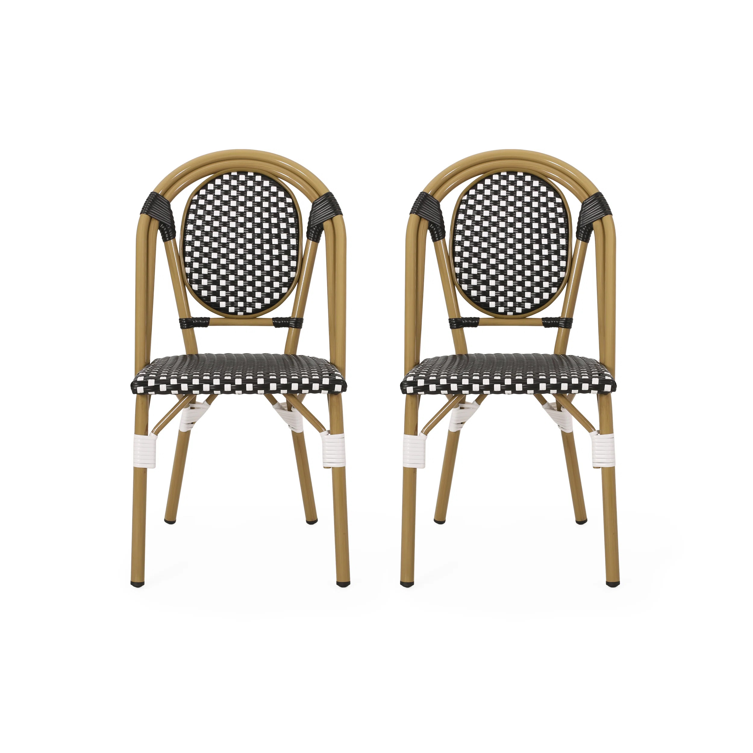Aluminum Outdoor Dining Armchair (Set of 2) | Wayfair North America