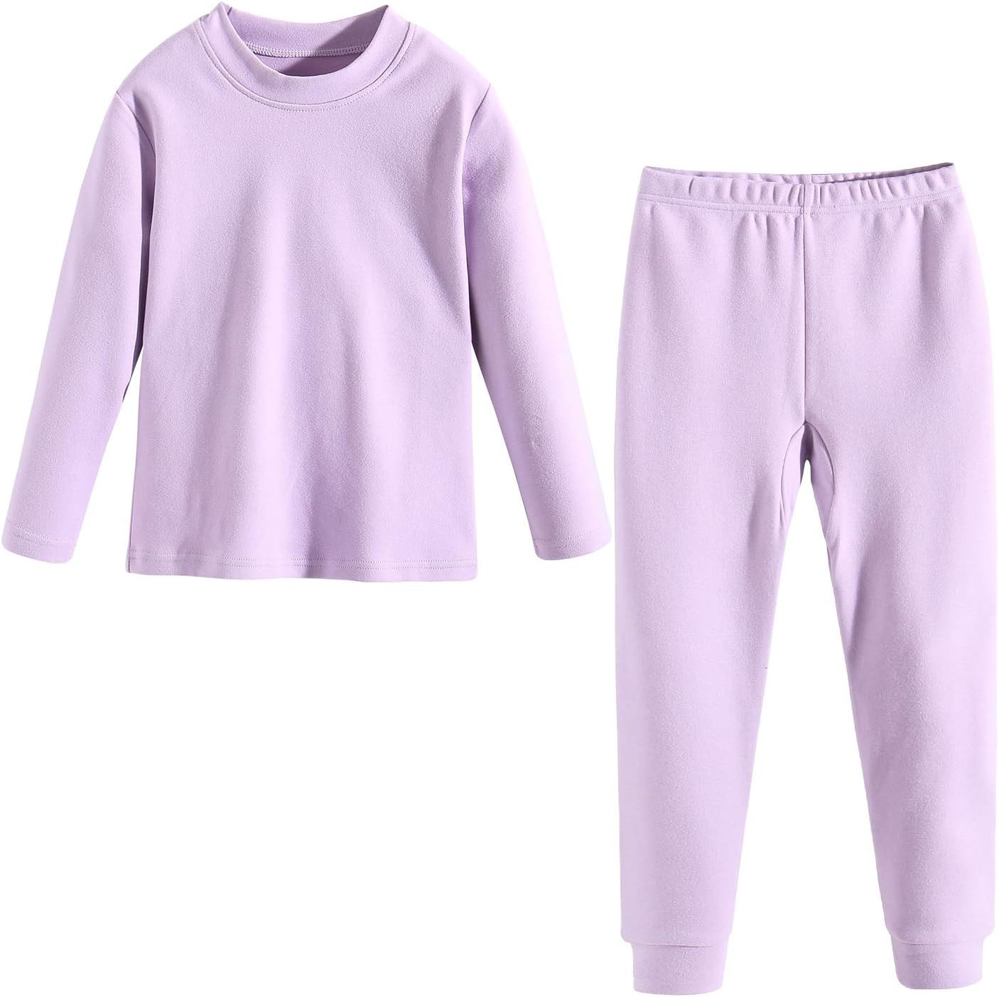 Toddler Thermal Underwear Set Girls Boys Long Johns Kids Pajamas Pjs, 3-7 Years | Amazon (US)
