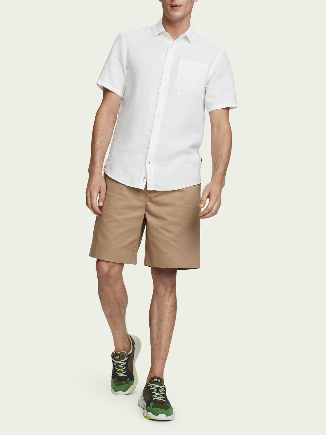 Short Sleeved Linen Shirt  Regular fit
    
        | Men | Scotch & Soda (US)