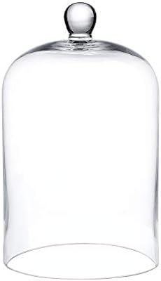 Whole Housewares 6"x10" Clear Glass Bell Jar Dome-Glass Cloche-Glass Dome | Amazon (US)