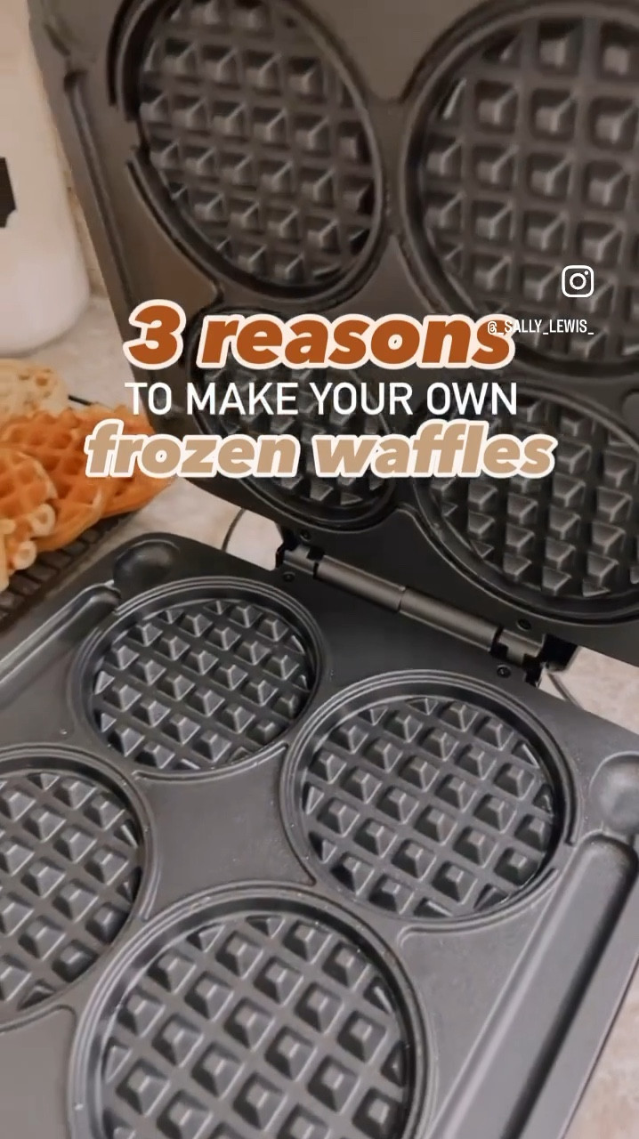 My favorite waffle maker!! Makes them perfectly shaped to freeze and then toast in the morning like eggos!! 
Use some good ingredients and your waffle breakfasts will be healthier! 

#LTKHome #LTKFindsUnder50