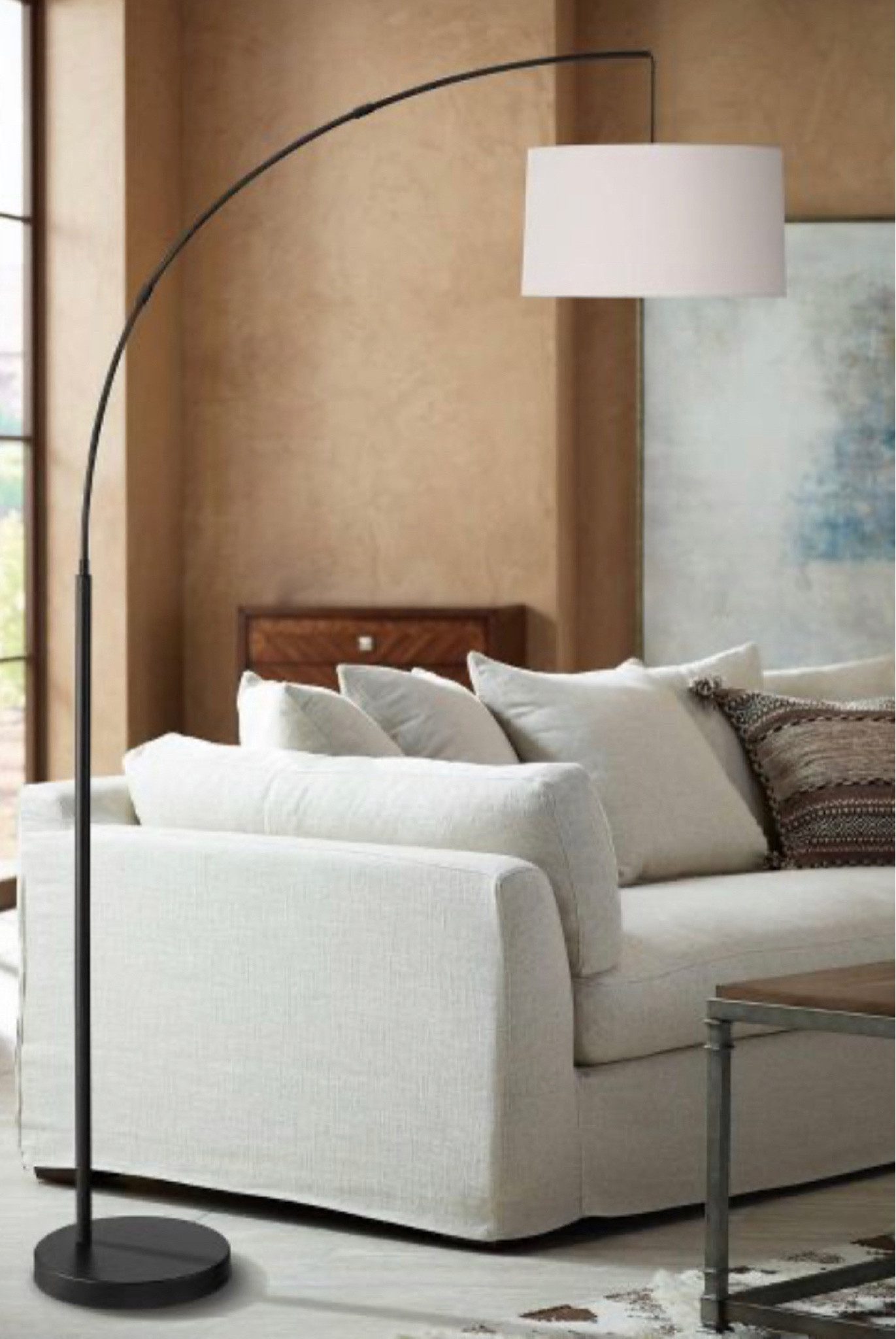 Arc floor lamp. Similar to the one in my living room! We love it! 

#LTKfamily #LTKstyletip #LTKhome
