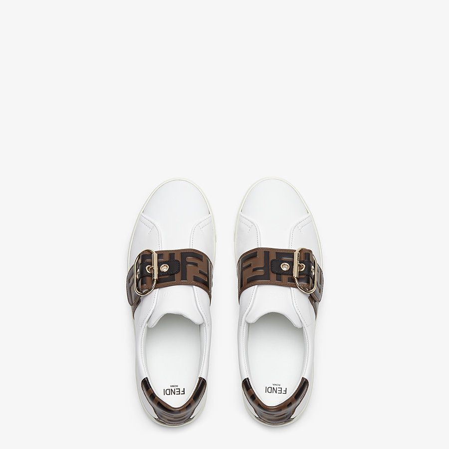 White leather sneakers - SNEAKERS | Fendi | Fendi Online Store | Fendi