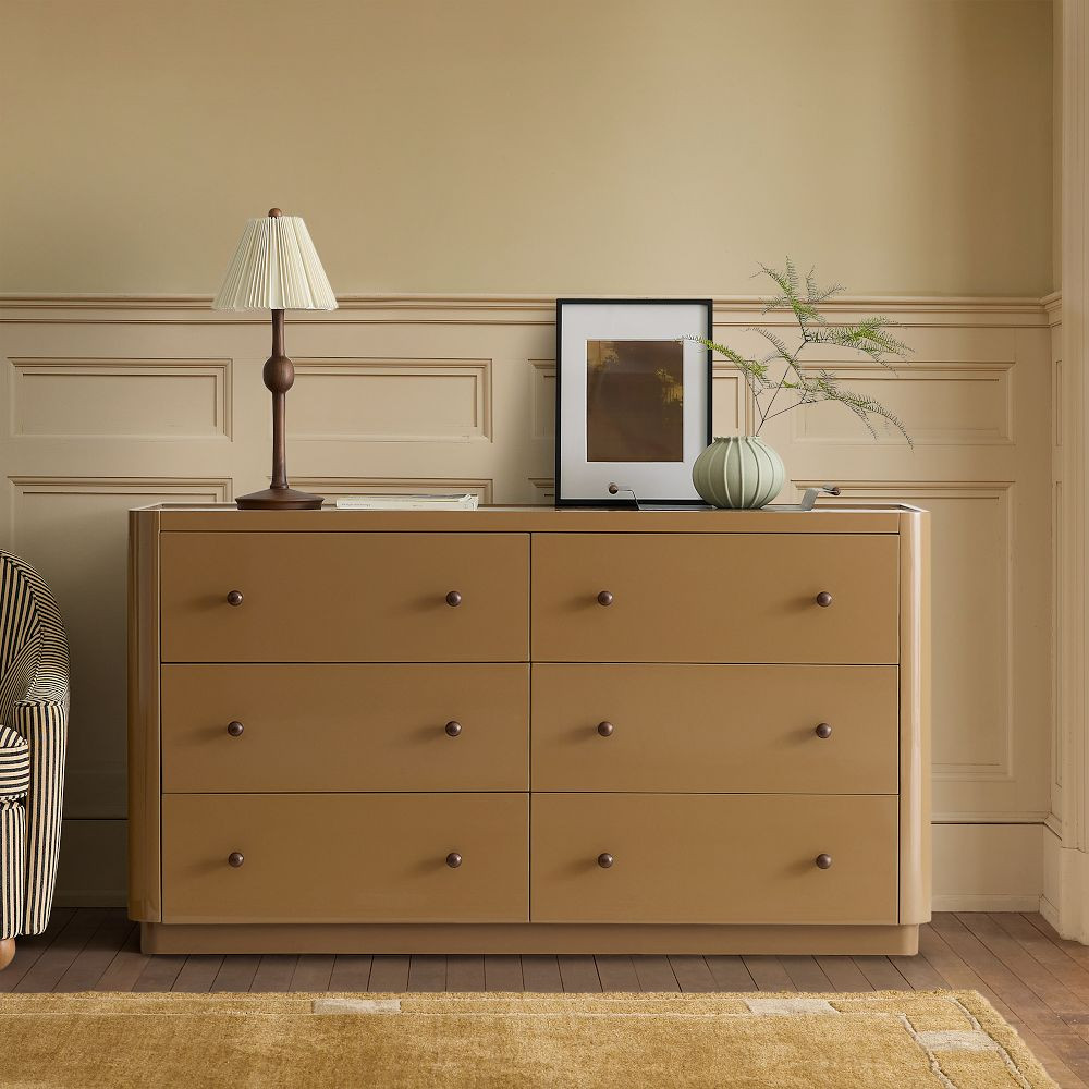 Pierce & Ward Lacquered 6-Drawer Dresser (60") | West Elm (US)