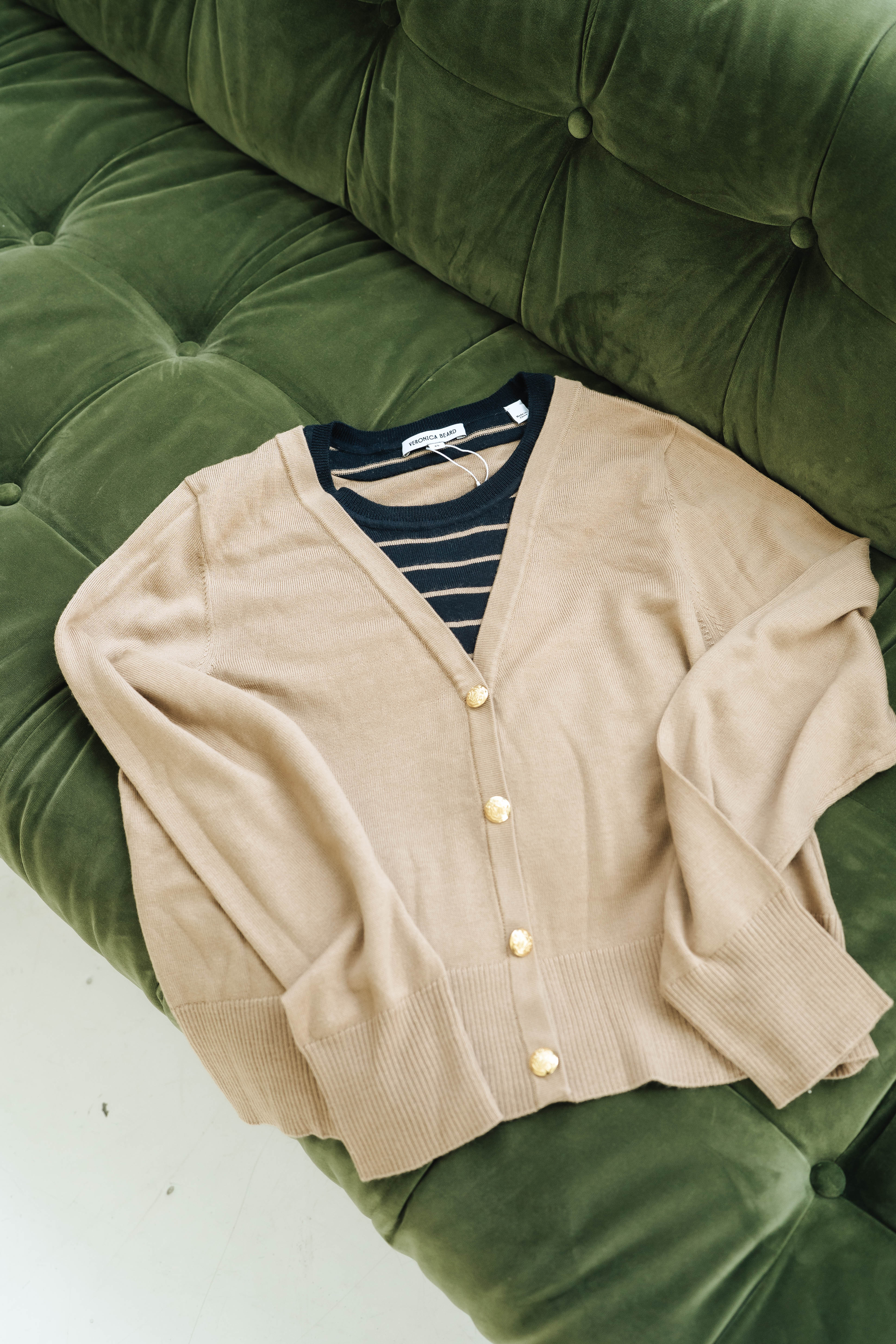 Veronica Beard cardigans and sweaters are always in my rotation for that polished, easy layer that still feels like real clothes. The fit is clean, the knits feel substantial, and they instantly pull an outfit together without trying too hard. I like them thrown over denim, layered with tailored wide leg denim, or even over a simple dress when I want something a little more finished but still effortless.


#LTKootd #LTKSaleAlert #LTKWorkwear