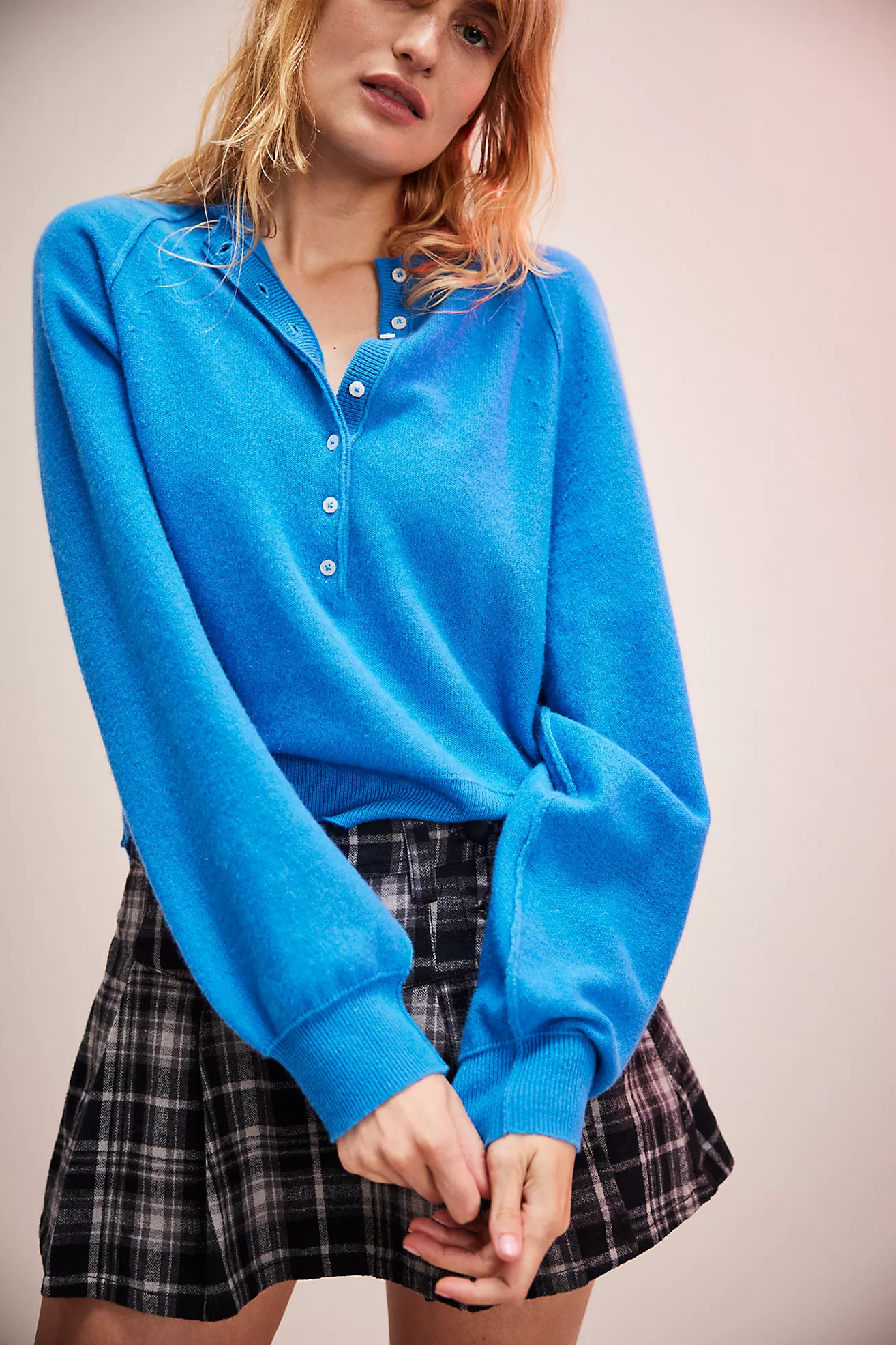 Porta Cashmere Henley | Free People (UK)