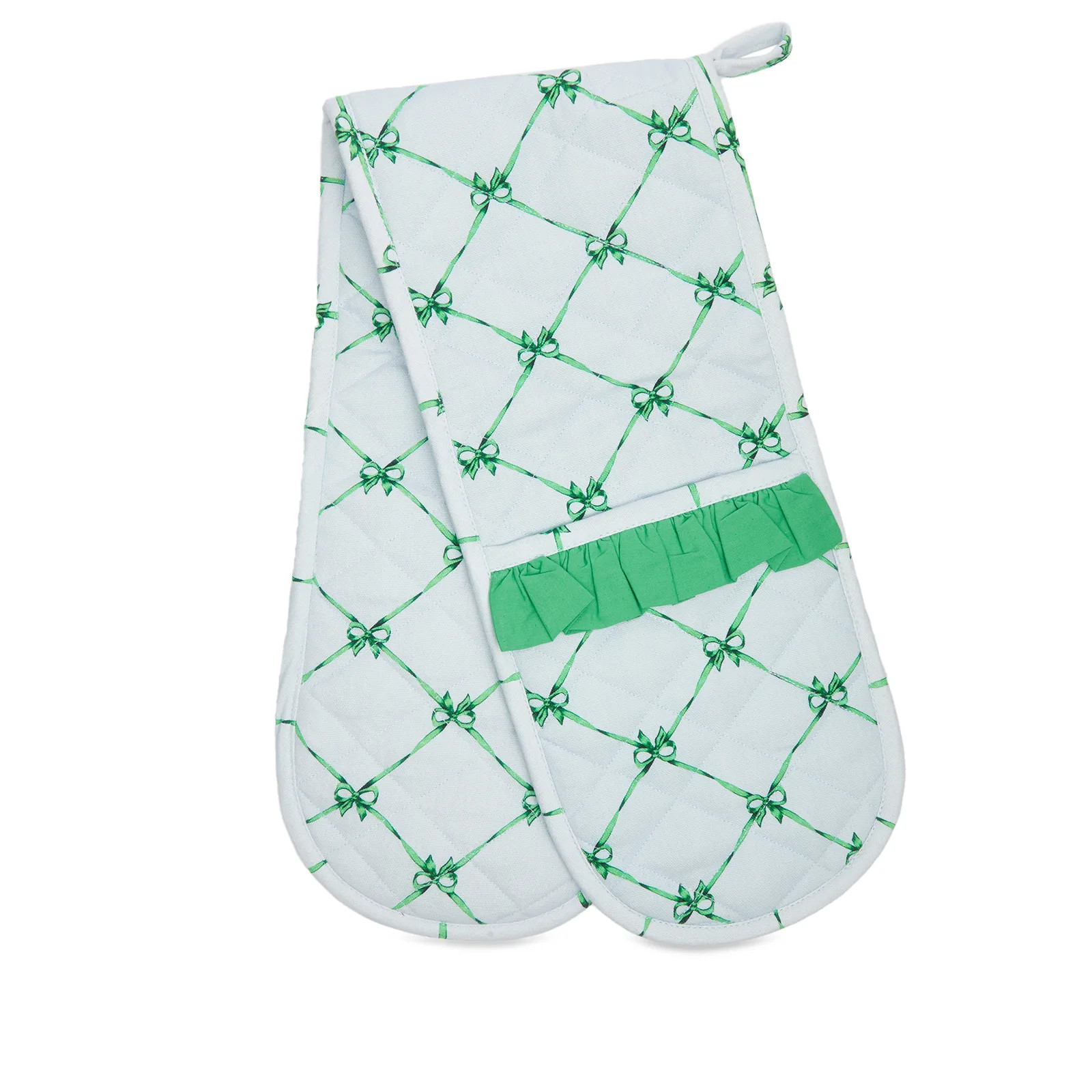 Damson Madder Women's Bow Print Double Oven Mitt | END. Clothing