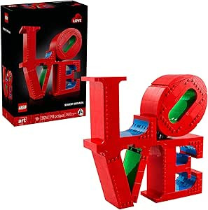 LEGO Art Love Collectible Building Set - DIY Kit for Adults, Ages 18+ - Gift for Valentines Day -... | Amazon (US)