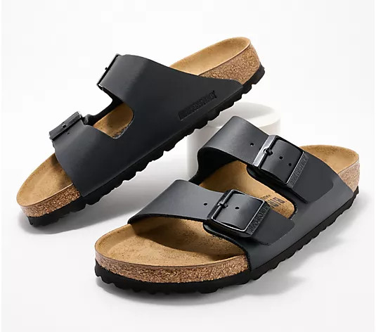 Make Your Selection: Birkenstock Two-Strap Recovery Slide Sandals - Arizona | QVC