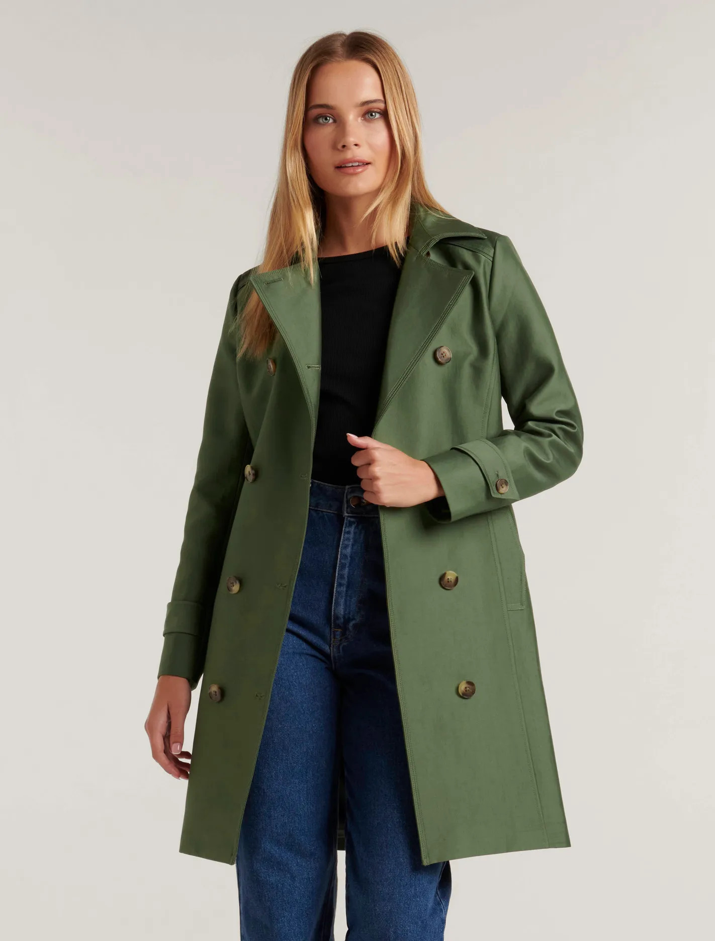 Tulip Structured Mac Trench | Forever New (AU)