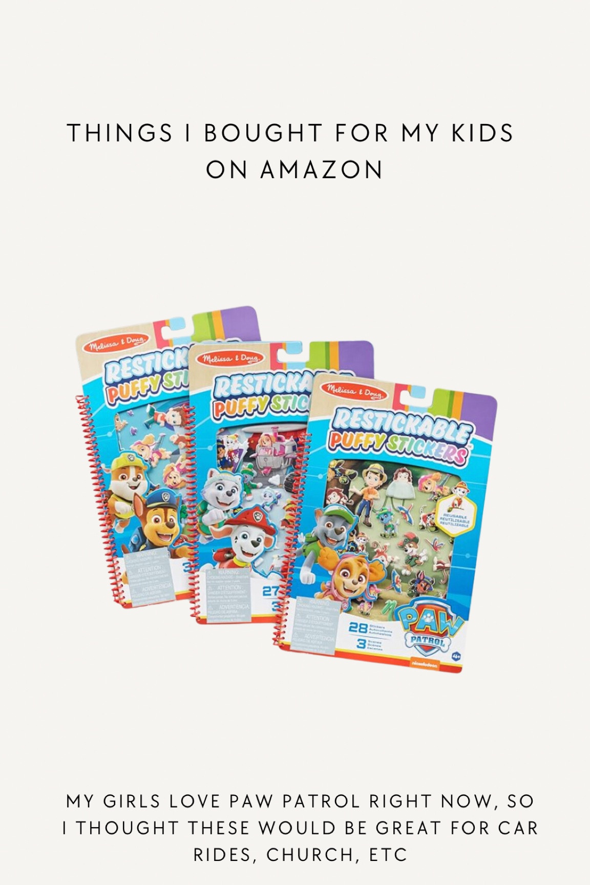 The best quiet time activity for Paw Patrol lovers!

#LTKKids