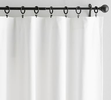 Broadway Rod Pocket Curtain, Set of 2 - White | Pottery Barn (US)