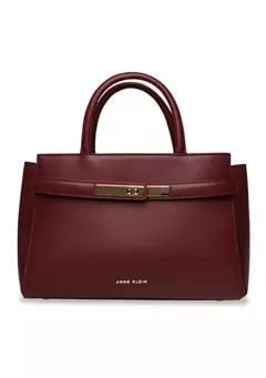 Anne Klein Triple Satchel with Detachable Strap | Belk