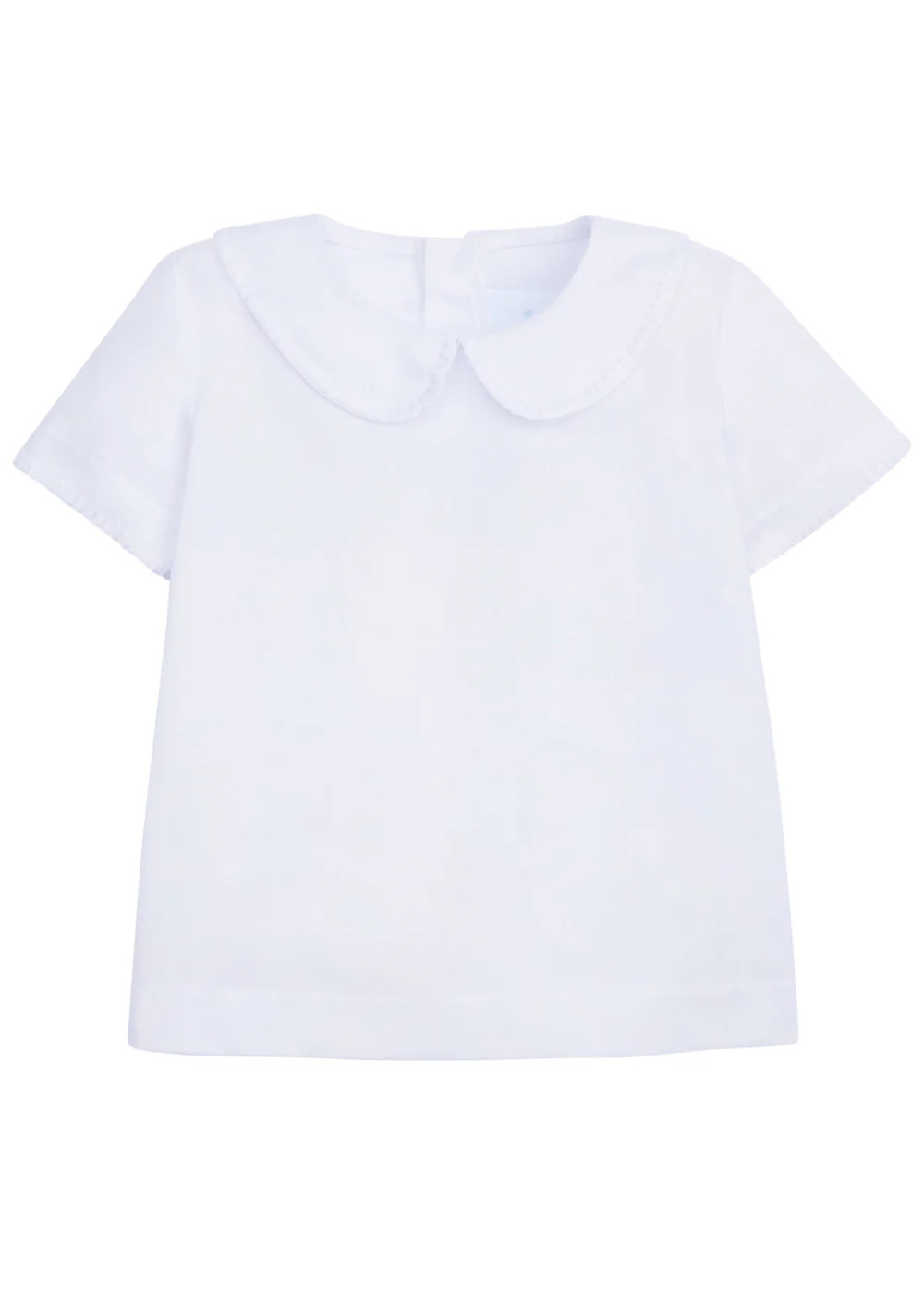 Whipstitch Day Shirt - Solid White | Little English