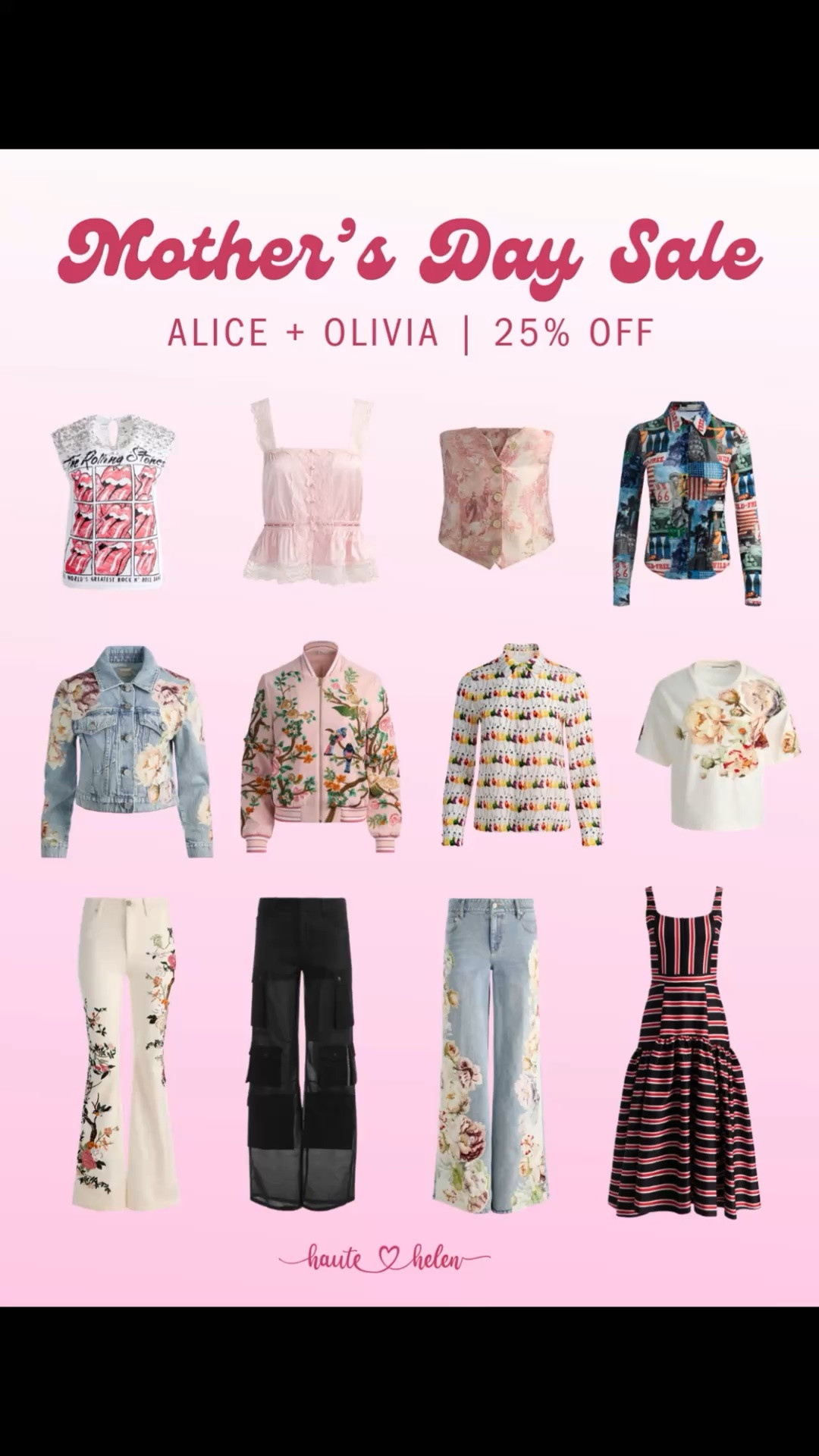 My top picks from @Alice + Olivia 's Mother's day sale! 💖✨

Get 25% off only until 05/10! 

#deals #discount #mothersday

#LTKmomlife #LTKSeasonal #LTKSaleAlert