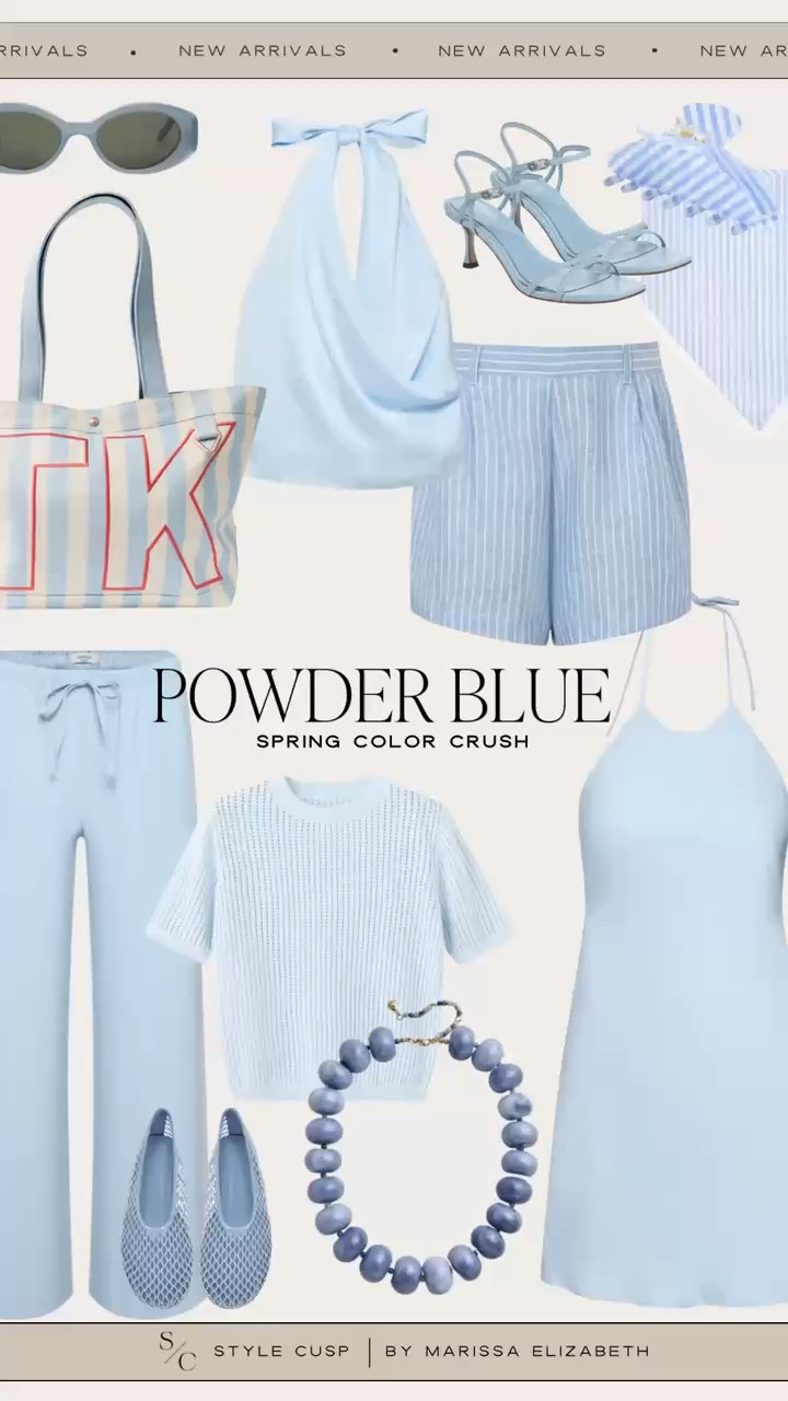 I have been loving this powder blue color for Spring 🩵

Powder blue dress, baby blue pants, spring outfits, spring blue, blue outfits, lodge pants, blue accessories

#LTKSeasonal