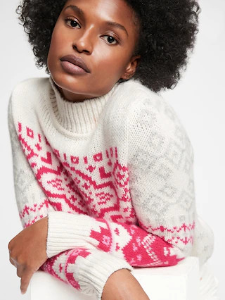 Fair Isle Turtleneck Sweater | Gap (US)