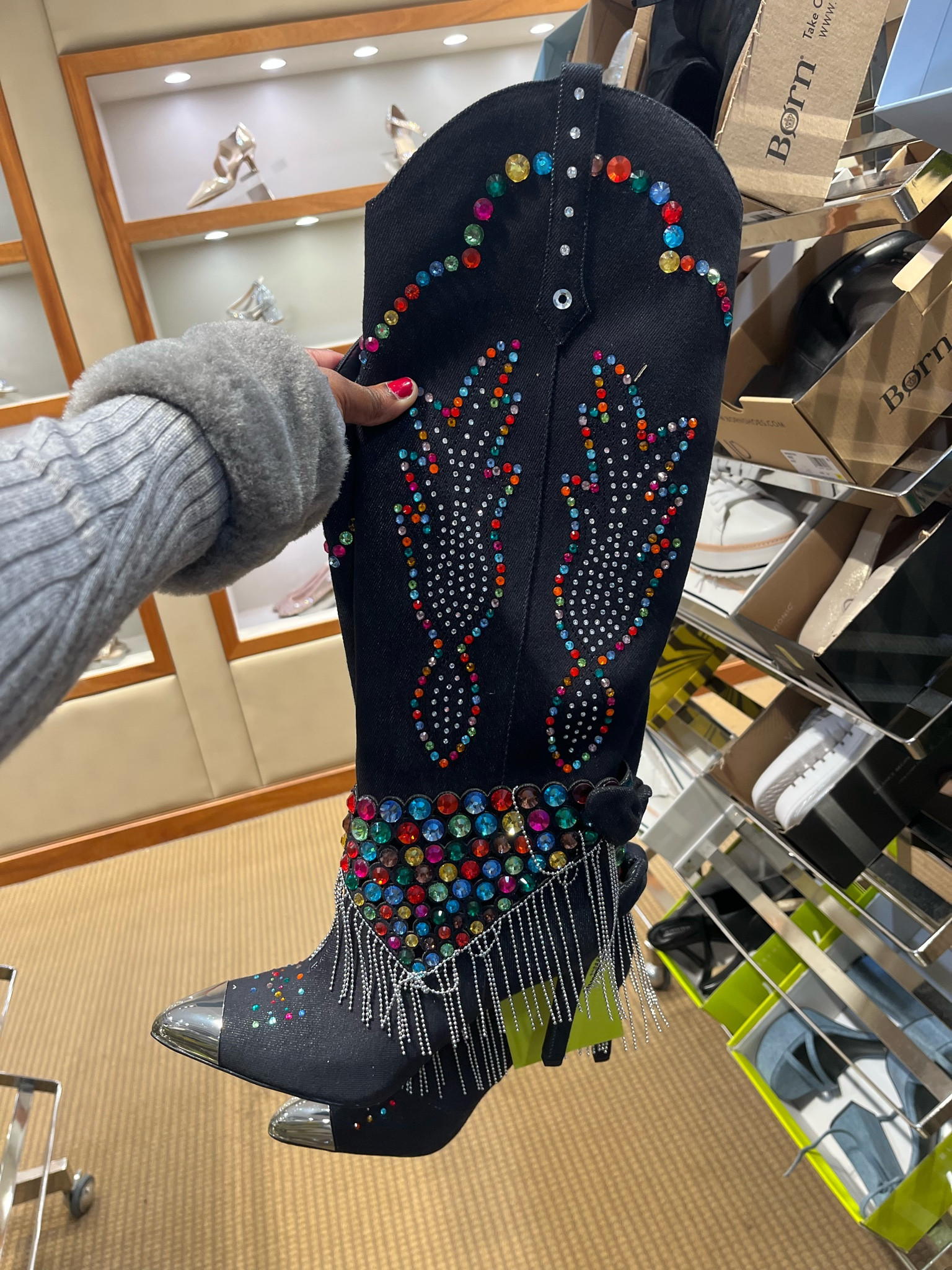 Cowboy Carter concert boots! Diamond studded cowboy boots perfect for a concert and under $100

#LTKFindsUnder50 #LTKStyleTip #LTKFindsUnder100